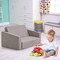 Honeyjoy 2-in-1 Toddler Fold out Couch Children’s Convertible Sofa to Lounger